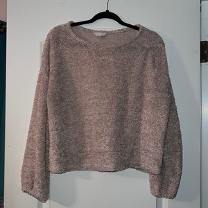 Lauren Conrad teddy bear sweater - Blush pink - size large